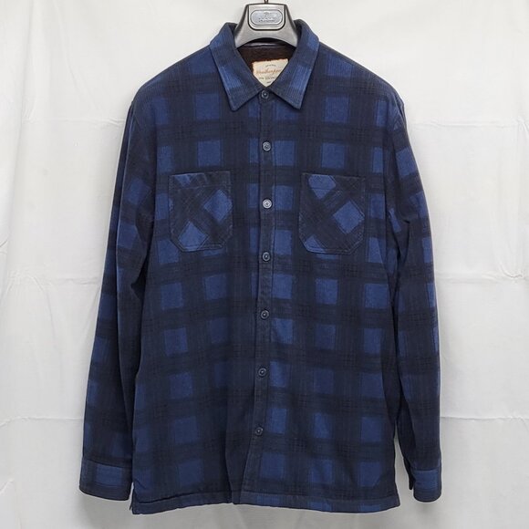 Weatherproof Vintage Corduroy Jacket Mens XL Sherpa Lined Button Up Plaid - Picture 1 of 16